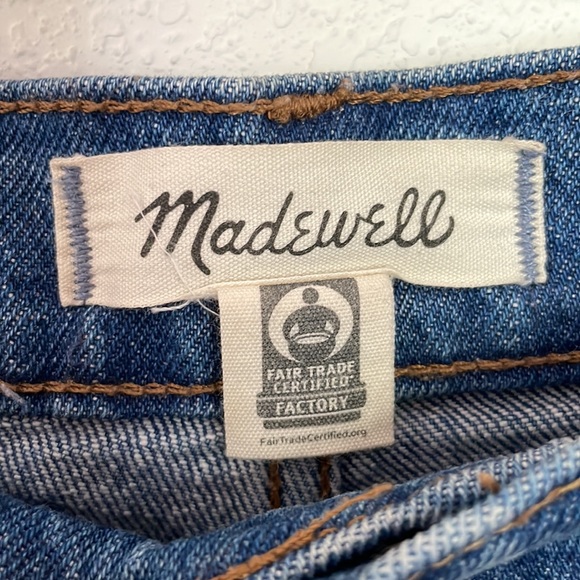 Madewell High-Rise Denim Shorts in Malden Wash, size 26 - Picture 4 of 5
